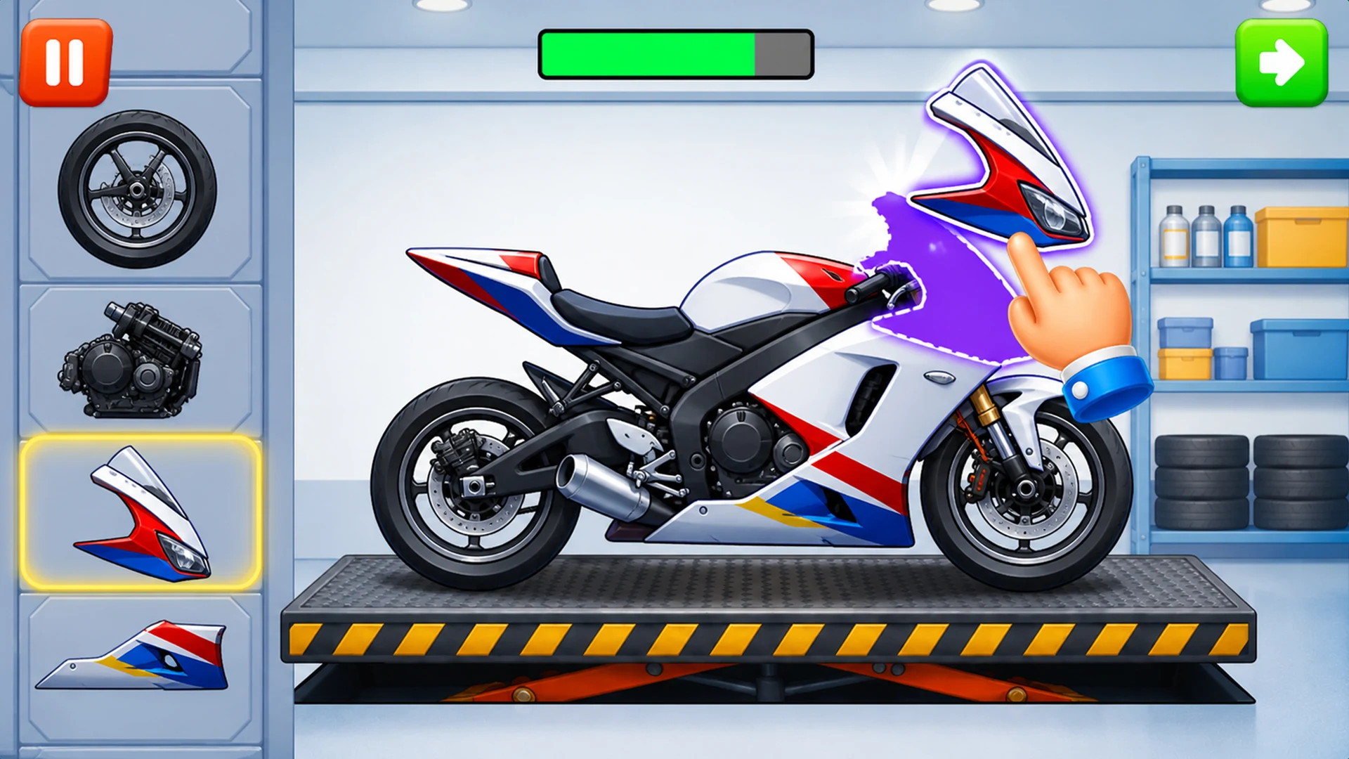Bike Builder & Repair Games screenshot
