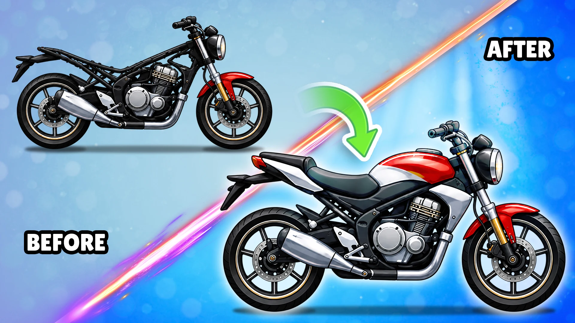 Bike Builder & Repair Games screenshot