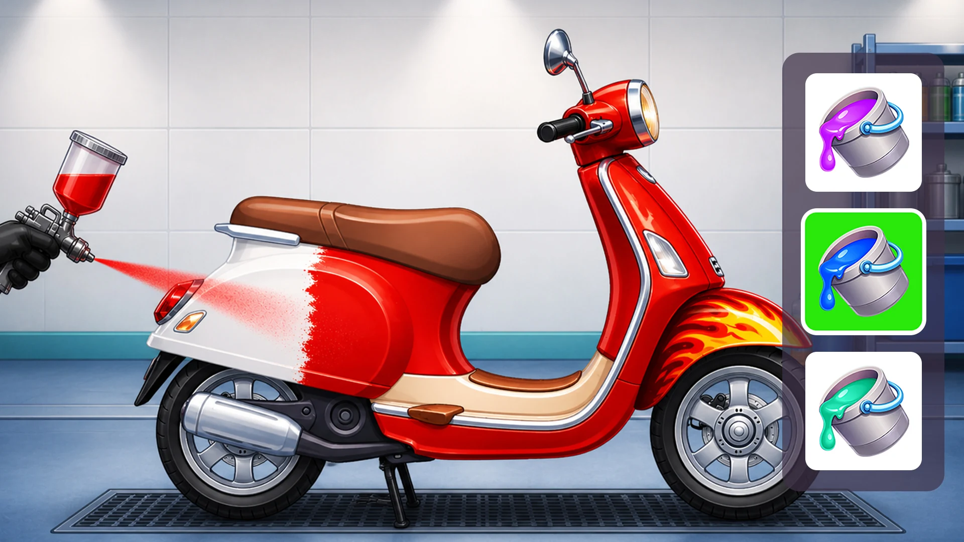 Bike Builder & Repair Games screenshot